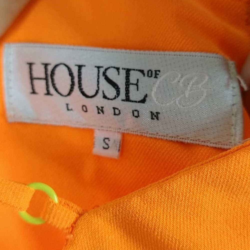 Orange bodycon House of CB “Letizia” size S/ 4-6 - Picture 6 of 6